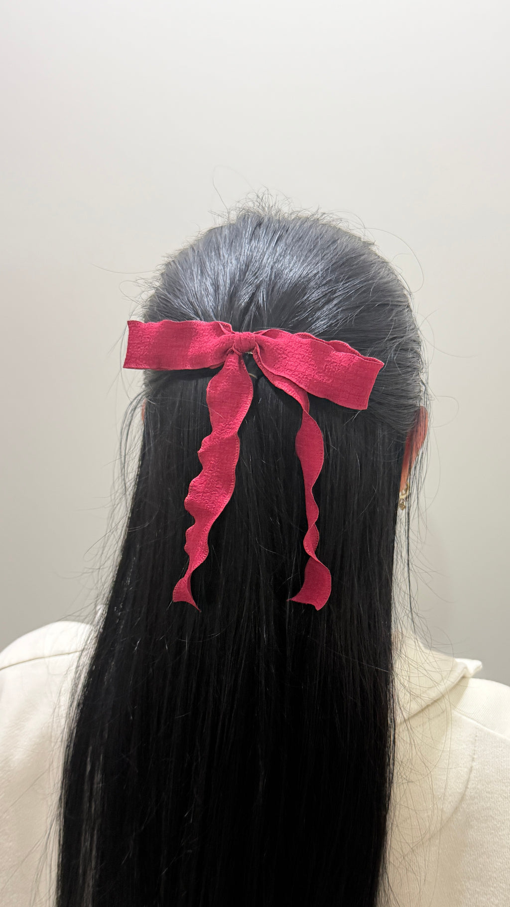 Large Ruffle Bow