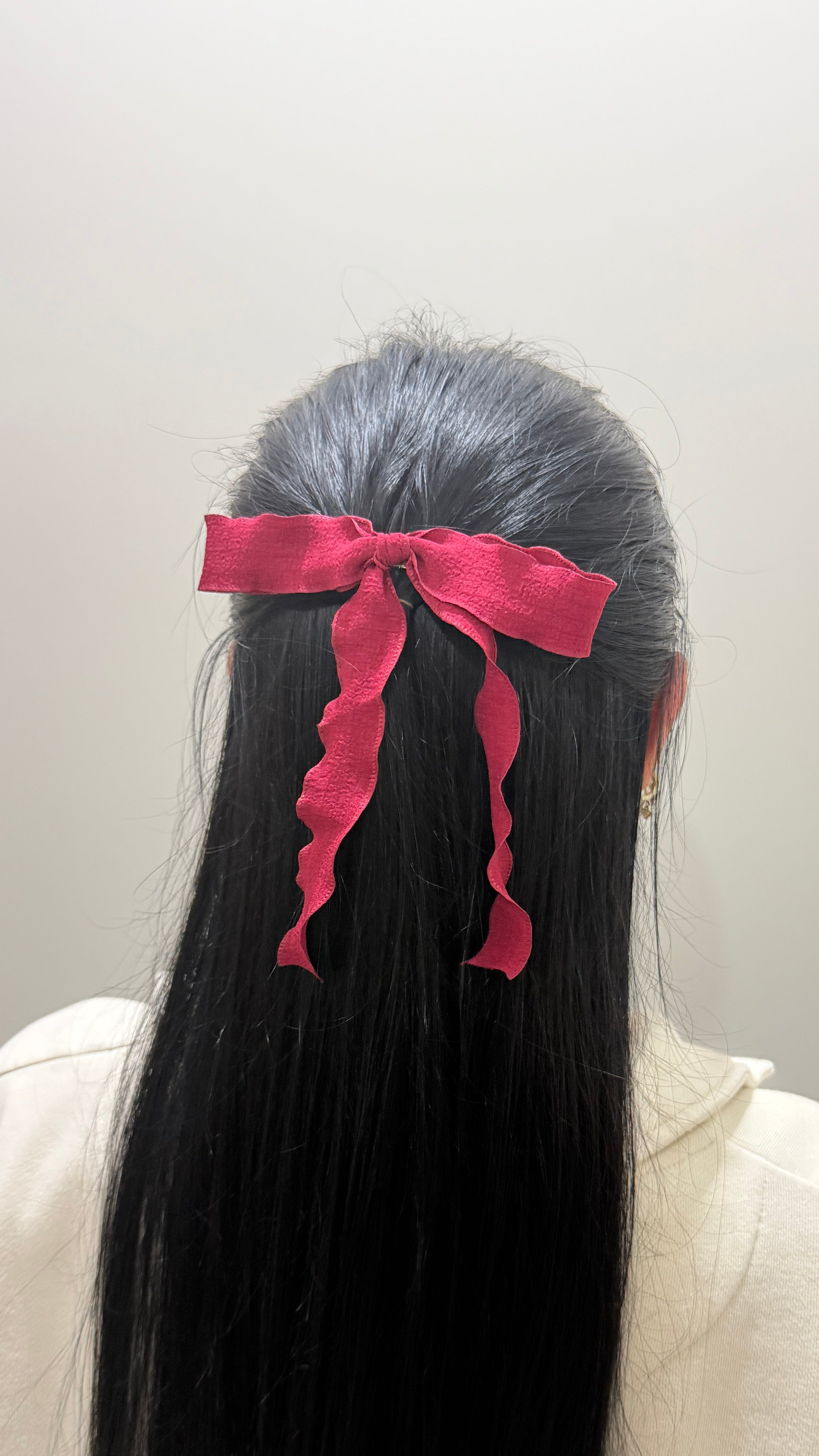 Large Ruffle Bow